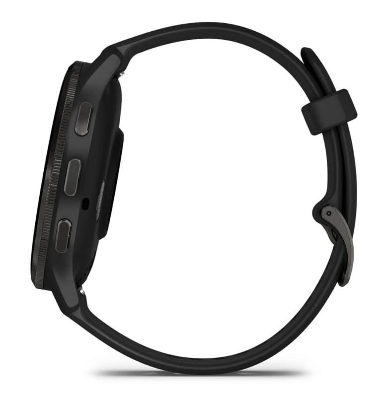 Смарт-часы Garmin Venu 3 Slate Stainless Steel Bezel with Black Case and Silicone Band (010-02784-51)