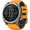 Фото - Смарт-часы Garmin Fenix 8 51mm AMOLED Sapphire Graphite DLC Titanium with Spark Orange Silicone (010-02905-53) | click.ua