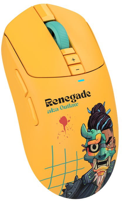 Мышь беспроводная A4Tech Bloody R72 Ultra Renegade Sunset Yellow