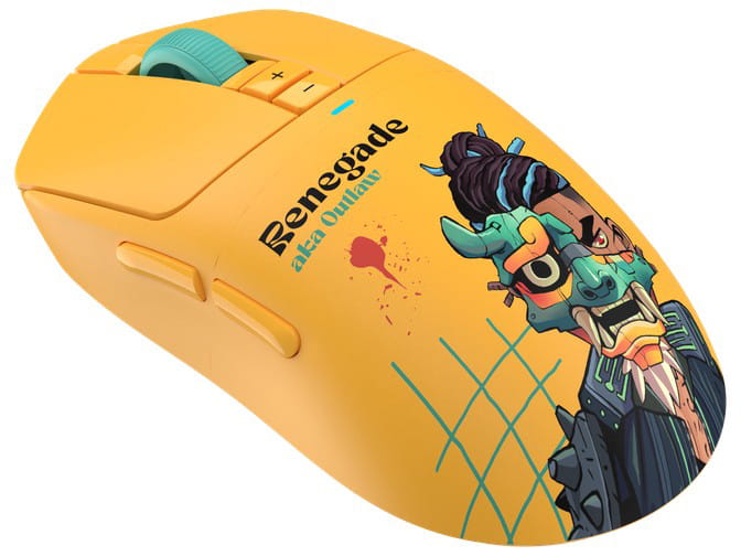 Мышь беспроводная A4Tech Bloody R72 Ultra Renegade Sunset Yellow